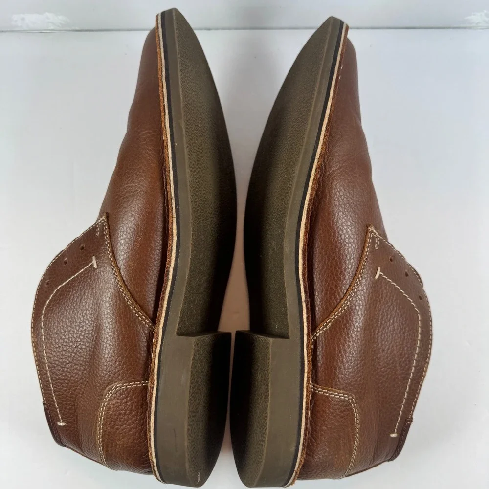 Kenneth‎ Cole Reaction Desert Wind Mens 11 M Brown Leather Chukka Desert Boots
